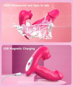 Alternative view of Wibrator punkt G z aplikacją i pilotem różowy