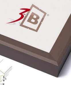 Alternative view of Ramka na zdjęcia drewniana ze szkłem akrylowym 15x20 cm kolor espresso