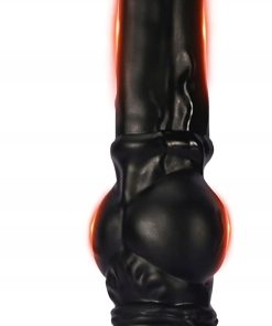 Alternative view of Duże Dildo Silikonowe Sztuczny Penis 38 cm z Przyssawką Czarne