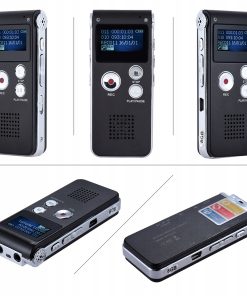 Alternative view of Dyktafon cyfrowy 8GB mini rejestrator głosu USB C SK-012