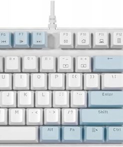 Klawiatura mechaniczna Qisan Brown LED 104 US QWERTY