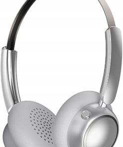 Słuchawki Bluetooth VJE11 Retro Hi-Fi Bezprzewodowe Srebrne
