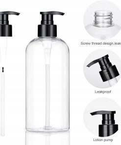 Alternative view of Butelki z Pompką 300 ml Transparentne 2 szt Dozownik