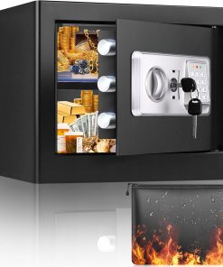 Sejf Domowy 25L Cyfrowy Ognioodporny + Torba