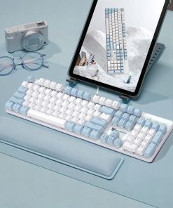 Alternative view of Klawiatura mechaniczna Qisan Brown LED 104 US QWERTY