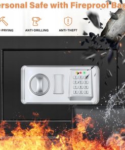 Alternative view of Sejf Domowy 25L Cyfrowy Ognioodporny + Torba