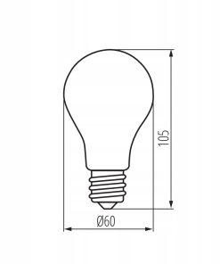 Alternative view of Żarówka LED Kanlux 29609 E27 7W / 60W 2700 K 810lm