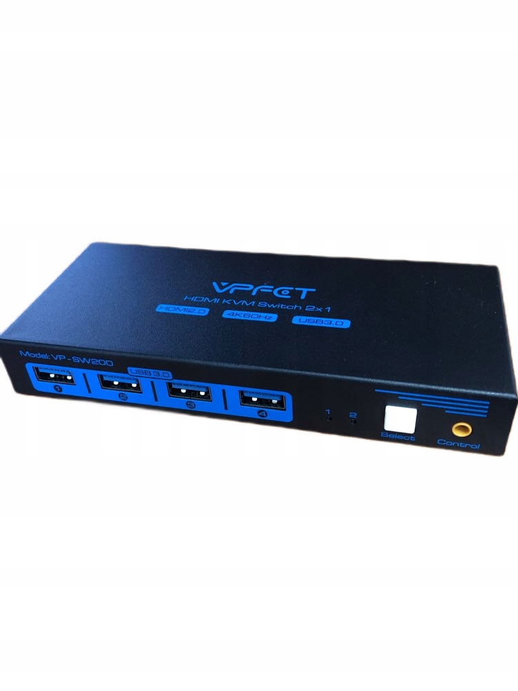 Przełącznik KVM VPFET HDMI/DP USB 3.0 do 2 komputerów - obrazek 6