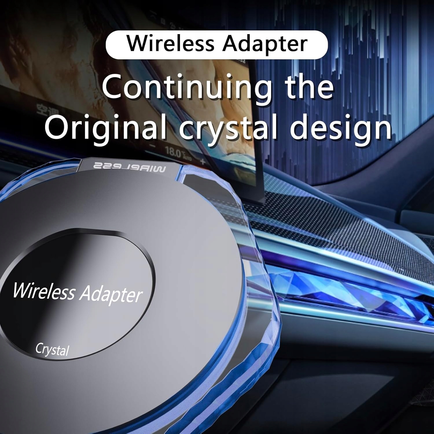 Adapter Wireless CarPlay Android Auto bezprzewodowy USB Z1 Crystal - obrazek 8