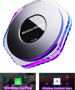 Alternative view of Adapter Wireless CarPlay Android Auto bezprzewodowy USB Z1 Crystal