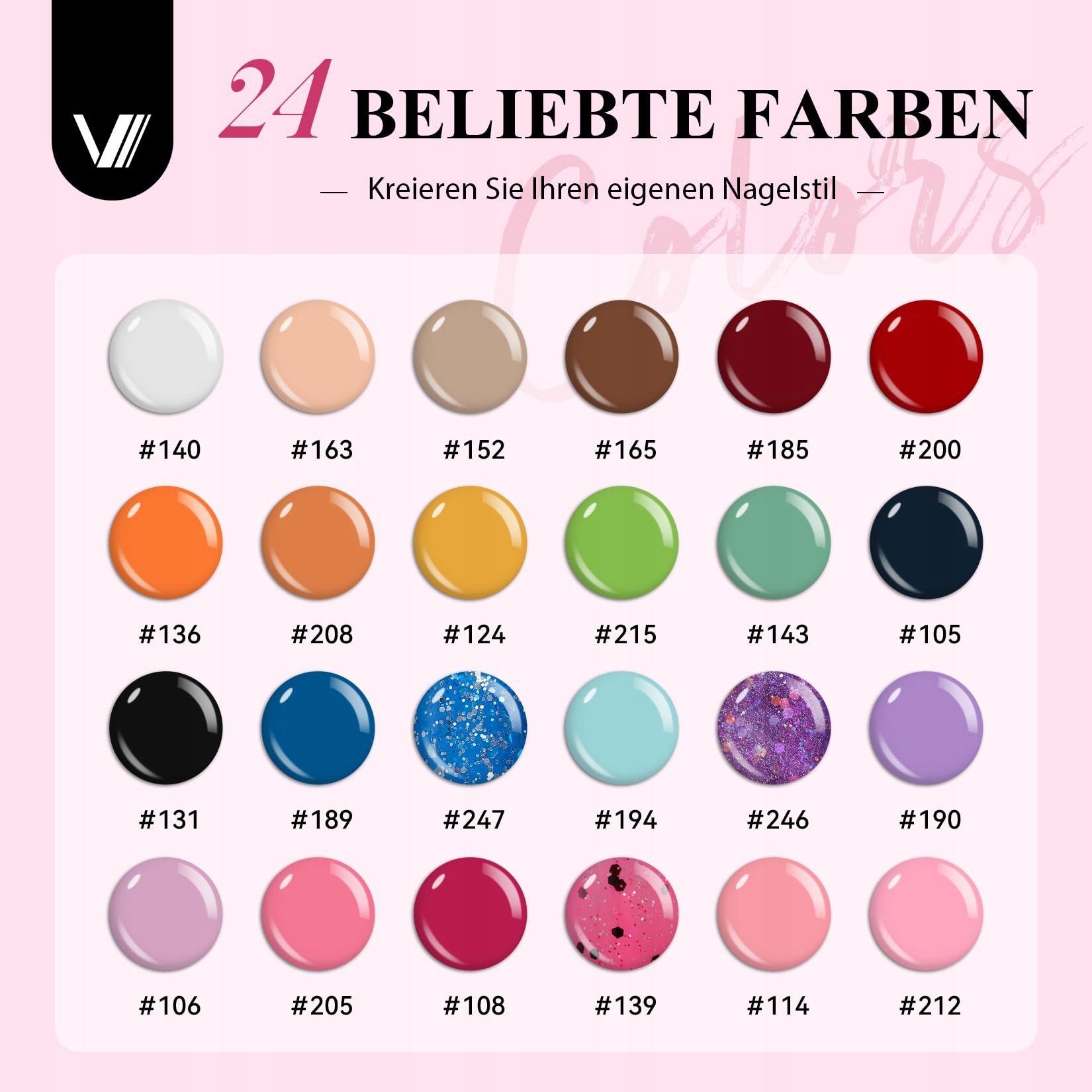 Zestaw lakierów hybrydowych VANREESA manicure kit - obrazek 8