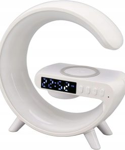 Lampka nocna z głośnikiem Bluetooth i ładowaniem bezprzewodowym