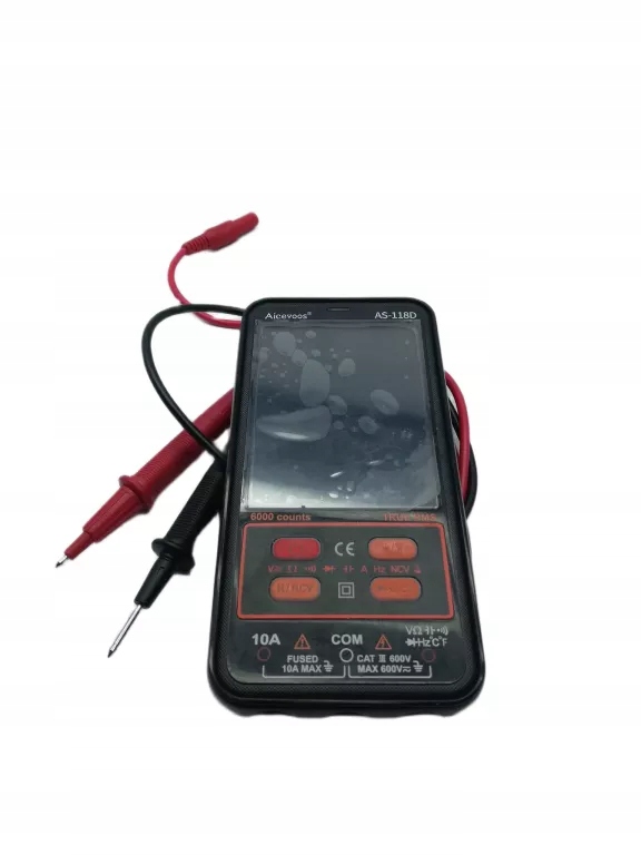 Multimetr Cyfrowy AS-118D Smart True RMS Auto Range NCV Temp - obrazek 8