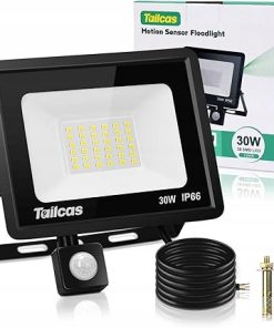 Lampa LED z czujnikiem ruchu 30W PIR