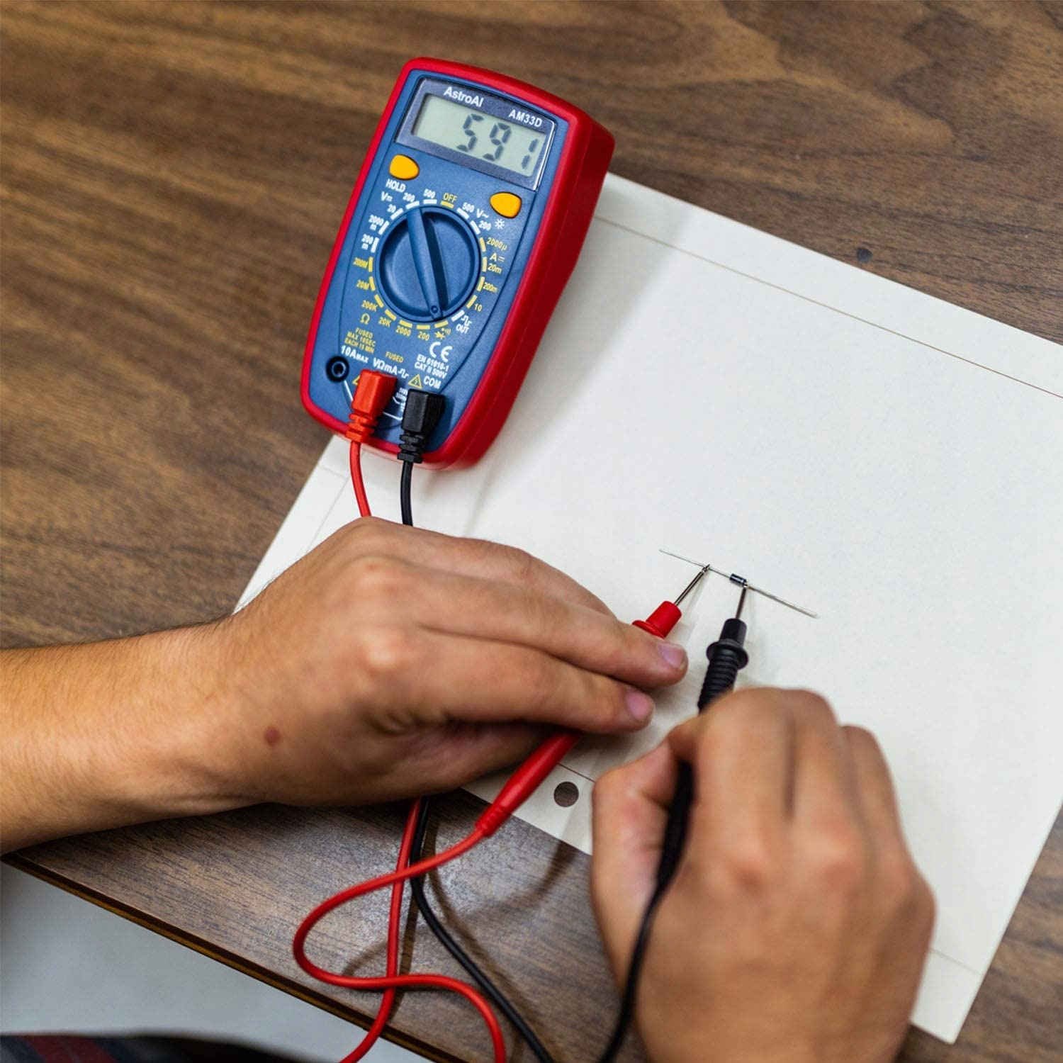 Multimetr Cyfrowy AstroAI LCD Voltomierz Miernik Tester AC DC - obrazek 11