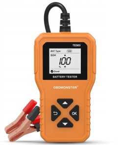 Tester Akumulatora TE503 6V 12V 24V CCA Analizator Baterii