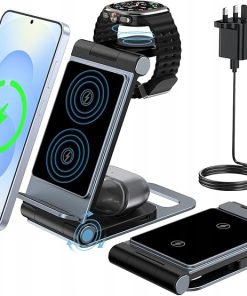 Stacja Ładowania 3 w 1 Bezprzewodowa Dla Urządzeń Samsung