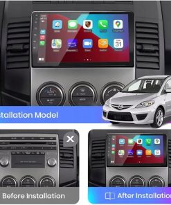 Alternative view of Android CarPlay Mazda 5 2007-2010 9 Cali Ekran Dotykowy 2/64GB