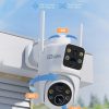 Kamera CZEview 4MP Solarna PTZ 360° Dual Lens WLAN PIR Zewnętrzna