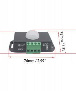 Alternative view of Czujnik ruchu 12V/24V z regulacją – detektor podczerwieni