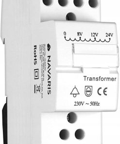 Transformator Dzwonka Navaris 230V 8V 12V 24V DIN 8VA