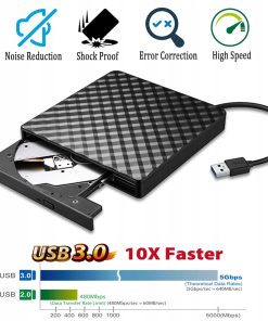 Alternative view of Napęd Zewnętrzny CD DVD USB 3.0 Slim Nagrywarka Odtwarzacz