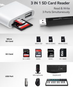 Alternative view of USB C Czytnik Kart SD BnmxTek Adapter USB 3.0 na iPhone i iPad