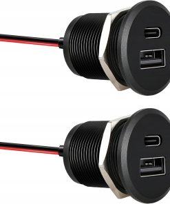 Acegoo Ładowarka Samochodowa USB C Dual Port PD3.0 QC3.0
