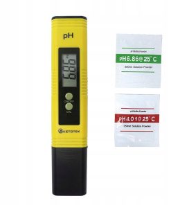 Miernik pH Wody KETOTEK Cyfrowy Tester pH 0-14 z Kalibracją