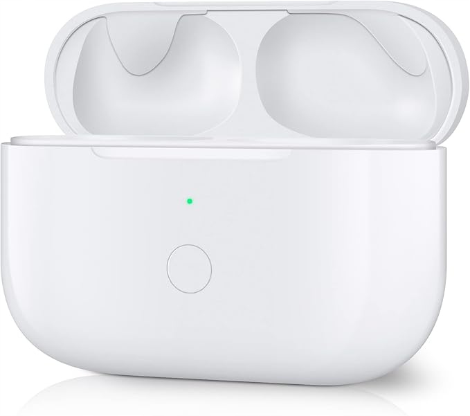 KUXIYAN Etui Ładowania Bezprzewodowego Do AirPods Pro Białe - obrazek 7