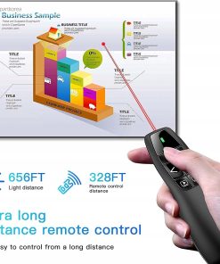 Alternative view of Qui Presentation Clicker Pointer 100m Bezprzewodowy Prezenter PPT
