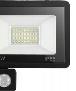 Reflektor Przeciwpowodziowy Z Czujnikiem Ruchu IP66 10W/20W/30W