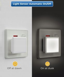 Alternative view of LOHAS-LED Nocna Lampka 2 Pack Z Czujnikiem Zmierzchu 6000K