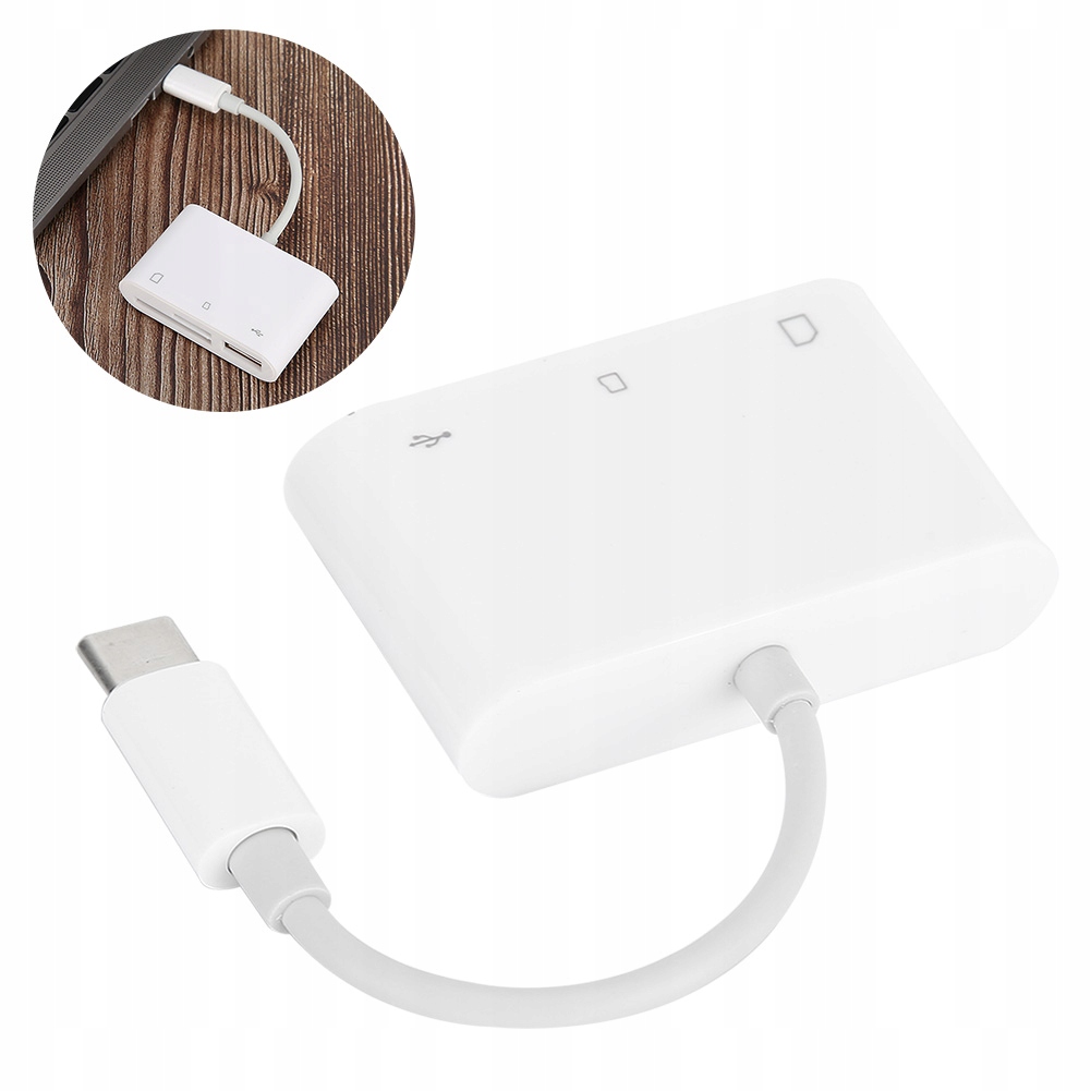 USB C Czytnik Kart SD BnmxTek Adapter USB 3.0 na iPhone i iPad - obrazek 13