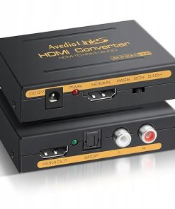 4K HDMI Audio Extractor Splitter z SPDIF i L/R Stereo avedio links
