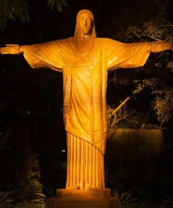 Alternative view of Lampka LED 3D Jezus Chrystus 7 Kolorów Nocna Dekoracyjna