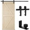 System drzwi przesuwnych TSMST 200 cm Barn Door J czarny