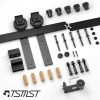 System drzwi przesuwnych TSMST 200 cm Barn Door J czarny