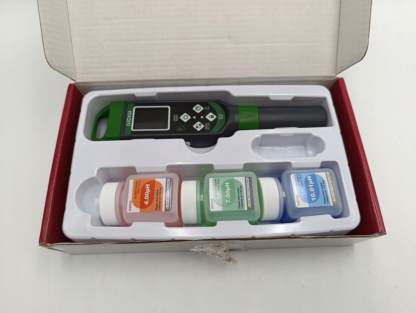 Miernik pH TDS EC GIDIGI 4w1 do Hydroponiki Tester Wody Kolorowy - obrazek 13