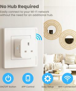 Alternative view of Inteligentna Wtyczka Smart Plug Wi-Fi z Monitorowaniem Energii UK