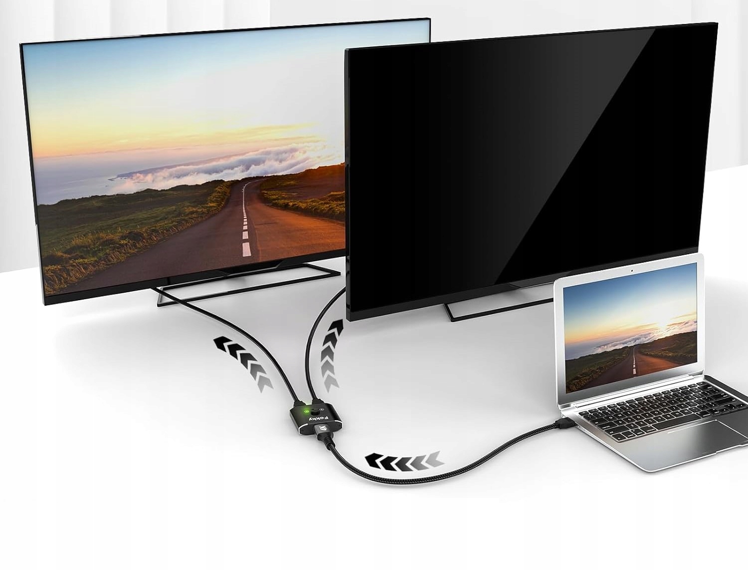 Przełącznik HDMI 4K 60Hz Dwukierunkowy Splitter USB - obrazek 11