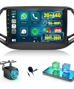 Radio Android 10,1" Jeep Compass 2017-2021 CarPlay 2GB 64GB