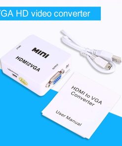 Alternative view of Konwerter Mini HDMI do VGA 1080P 60Hz Audio Plug & Play