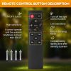 Reflektory LED 150 W z Czujnikiem Ruchu i Pilotem 2 szt. IP66 6500K