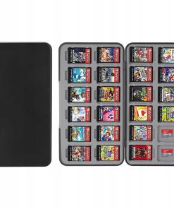 Etui Na Gry Nintendo Switch 24 Kartridże 24 Karty microSD Czarne