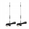 2x Antena 4G LTE 7 dBi SMA 3 m Magnetyczna Do Routera Modemu