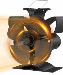 Wentylator Kominkowy 4-łopatkowy Bez Prądu Cicha Praca 80-350°C