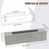 PALENISKO STOŁOWE Brian&Dany BETONOWE BIOKOMINEK CZARNE 38 CM