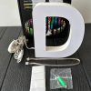Podświetlana Litera D LED RGB USB Sterowanie Aplikacją
