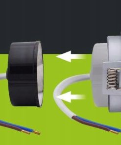 Alternative view of REFLEKTORY LED LUMARE 4W 2700K IP44 SREBRNE 3 SZTUKI